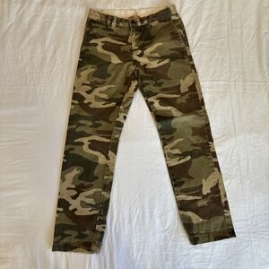 Dockers Camo Khakis Mens 29x30 Woodland Camouflage Cotton Pants